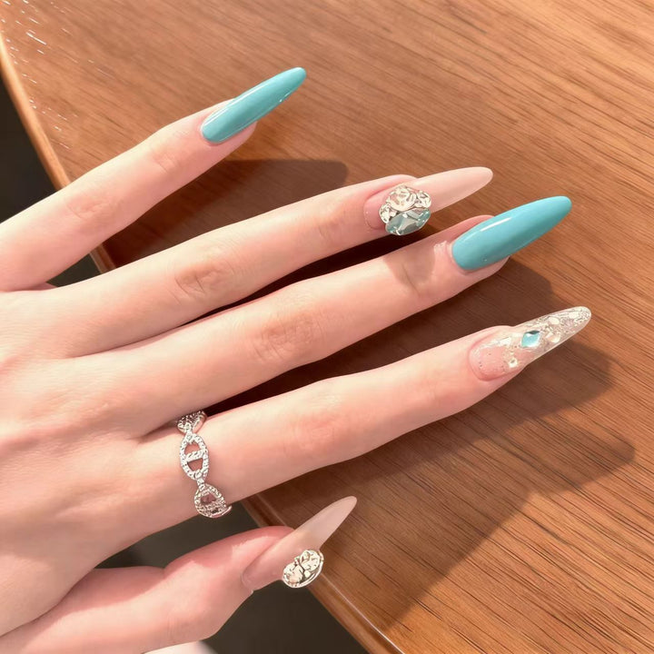 Glossy Elegant Nail Art