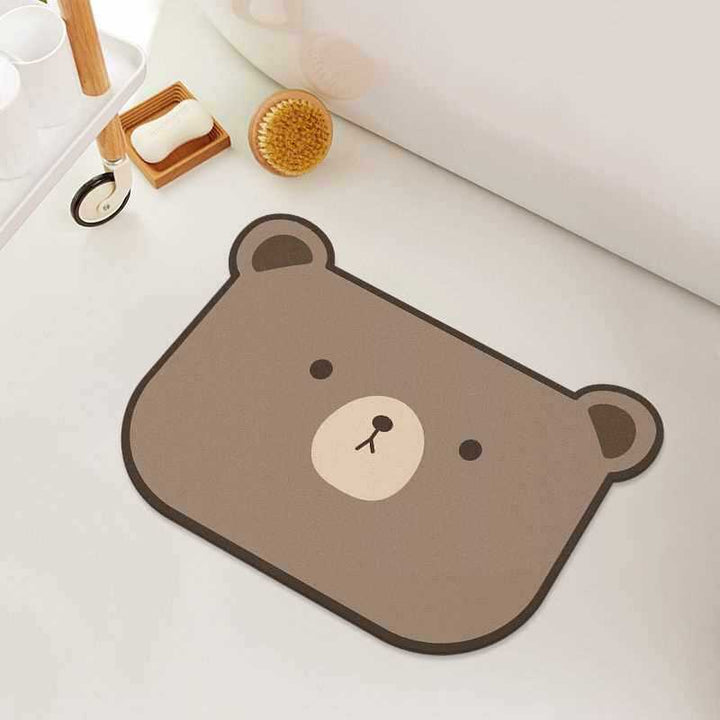 Playful Penguin Bath Mat