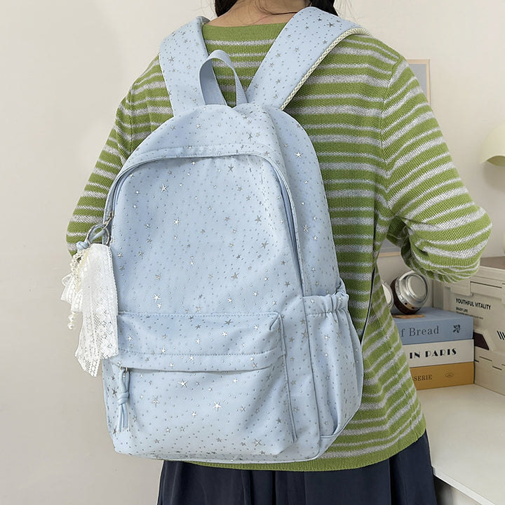 Star-Printed Stylish Backpack Stornfield