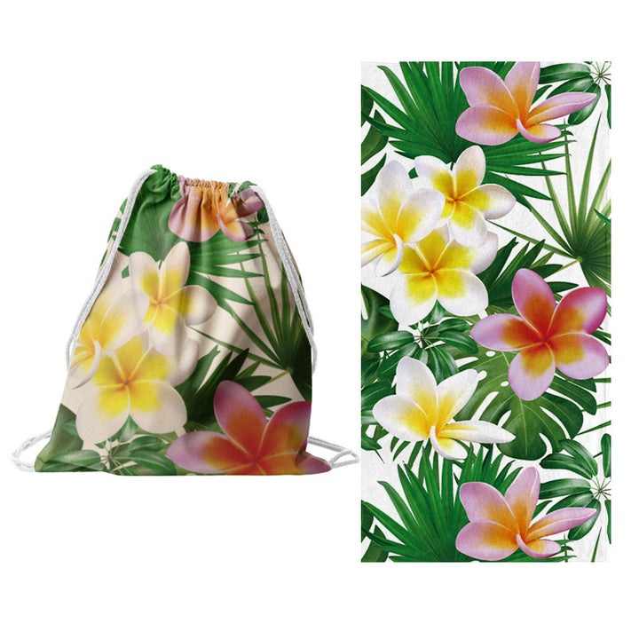 Sporty tote bag with floral design Stornfield
