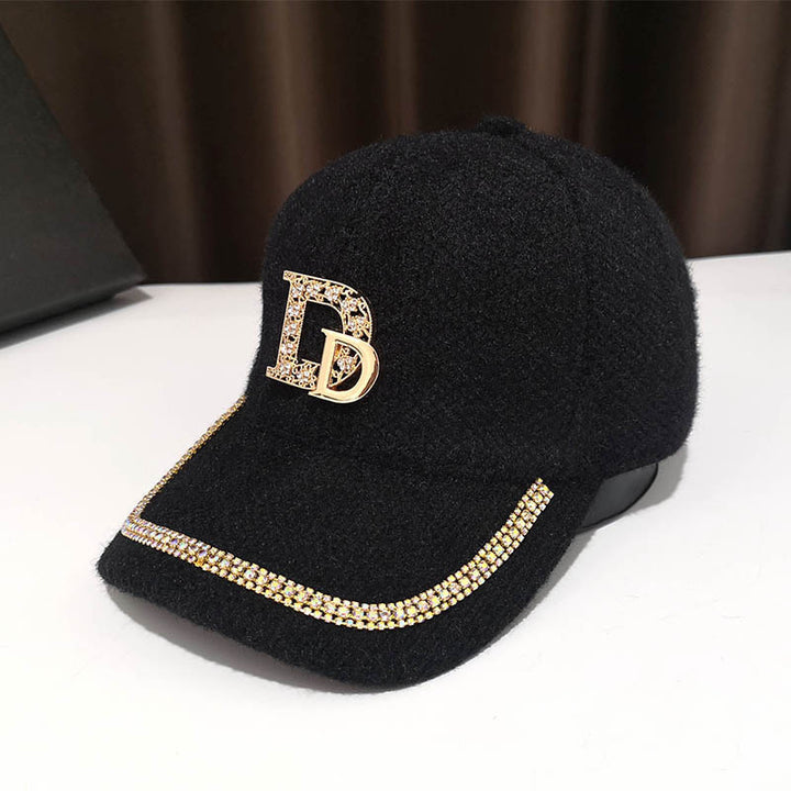 Women's Luxury Embellished Fleece Baseball Cap Stornfield