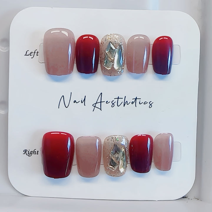 Elegant Press-On Nail Design Stornfield