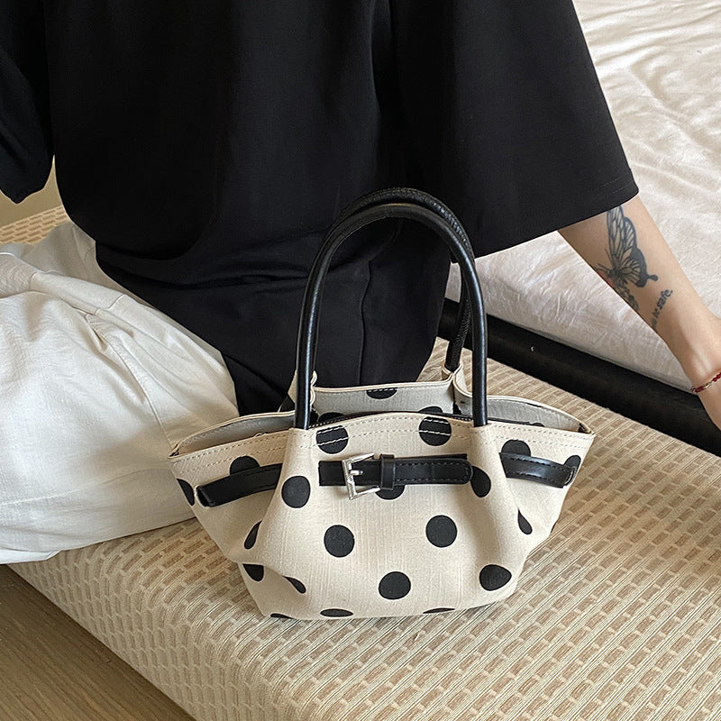Polka Dot Structured Handbag Stornfield