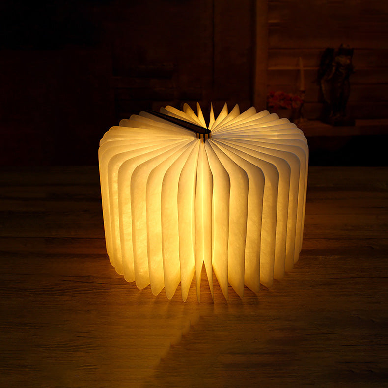 Stornfield | 📖 Wooden Book Lamp - For Desk, Study, Gift, Decoration, Light