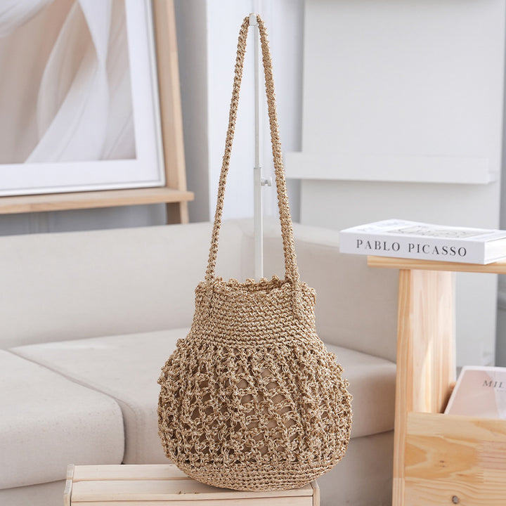 Handmade Macrame Bag with Open Structure Stornfield