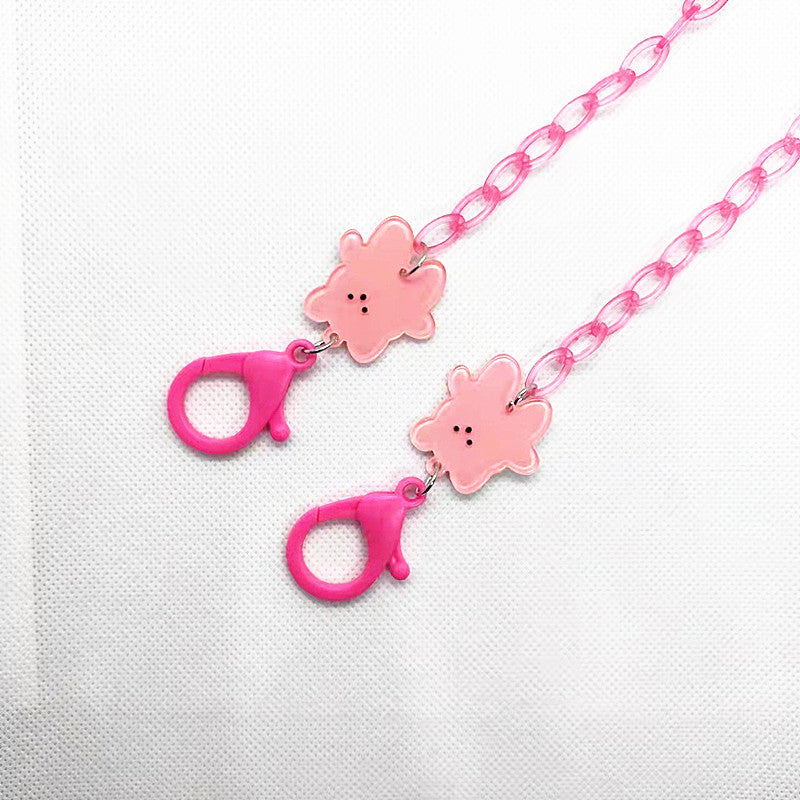 Playful glasses holder chain with floral motif Stornfield