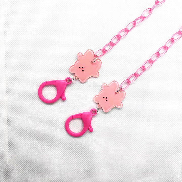 Playful glasses holder chain with floral motif Stornfield