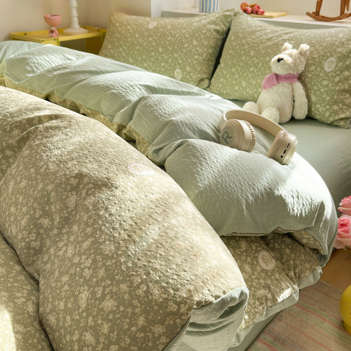 Floral Patterned Duvet Set