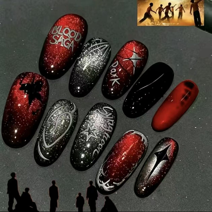 Premium Press-On Nail Extensions Stornfield