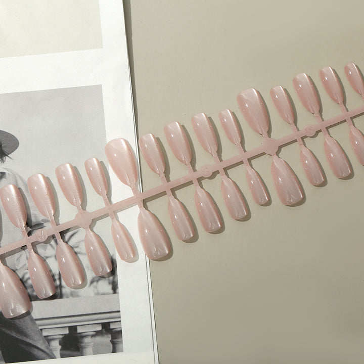 Elegant Press-On Nail Set with Glossy Finish Stornfield