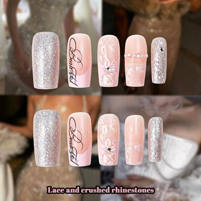 Shimmering Elegant Press-On Nail Tips Stornfield
