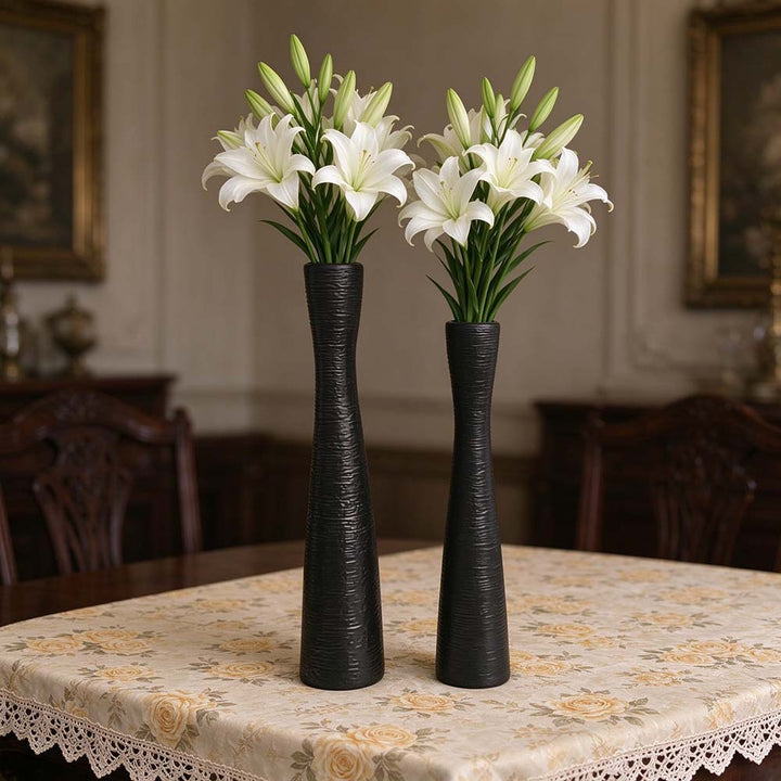 Modern Textured Ceramic Flower Vase Stornfeild