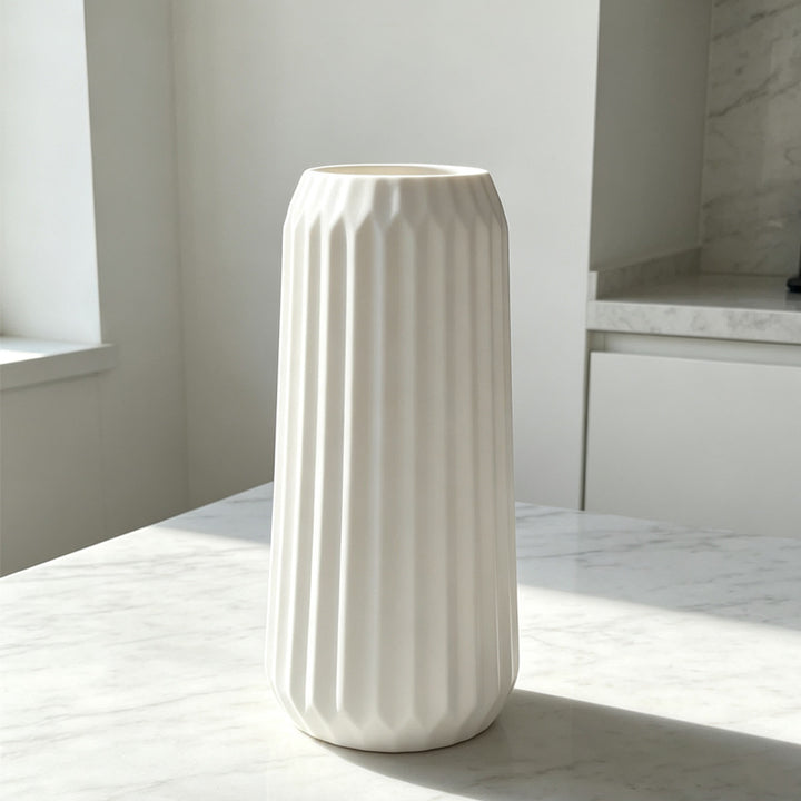 Textured Geometric Table Vase Stornfeild