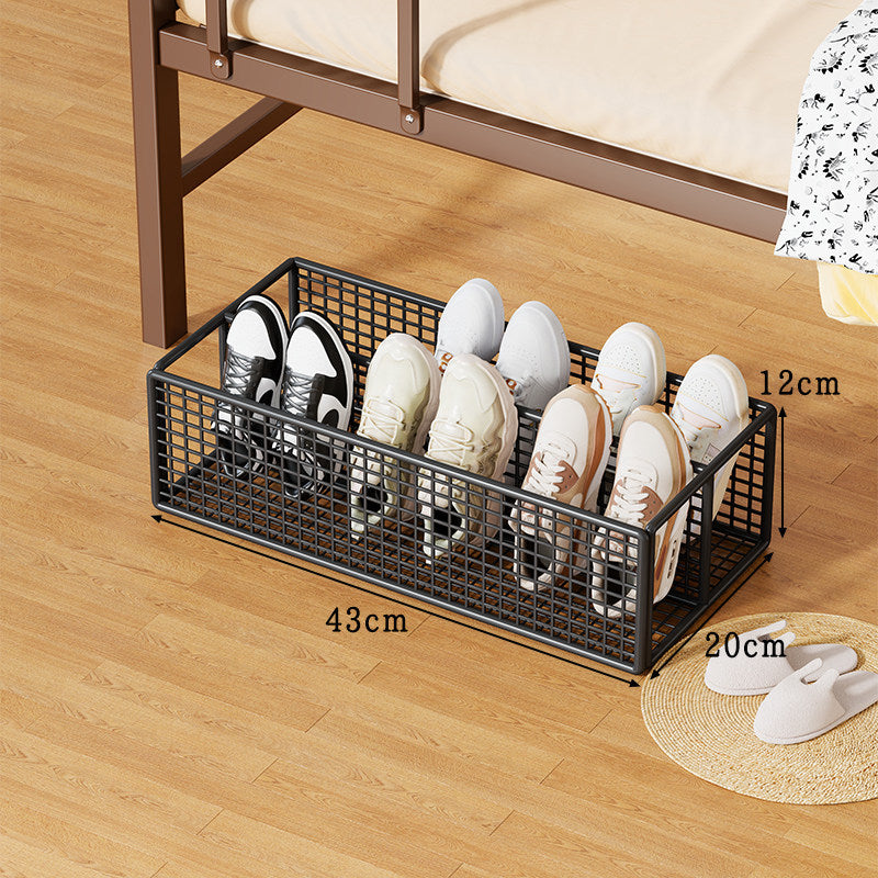 Under-Bed Low-Profile Mesh Shoe Storage Organizer