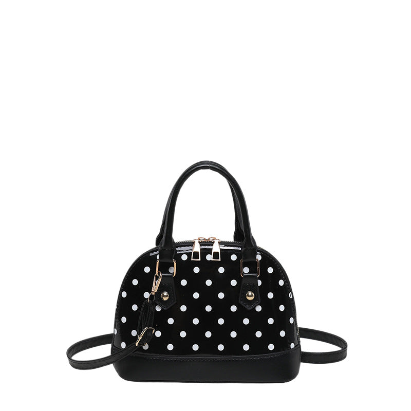 Polka Dot Handheld Satchel