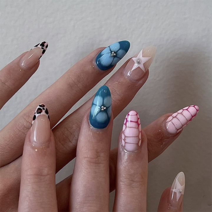 Artistic stiletto nails with unique 3D design Stornfield
