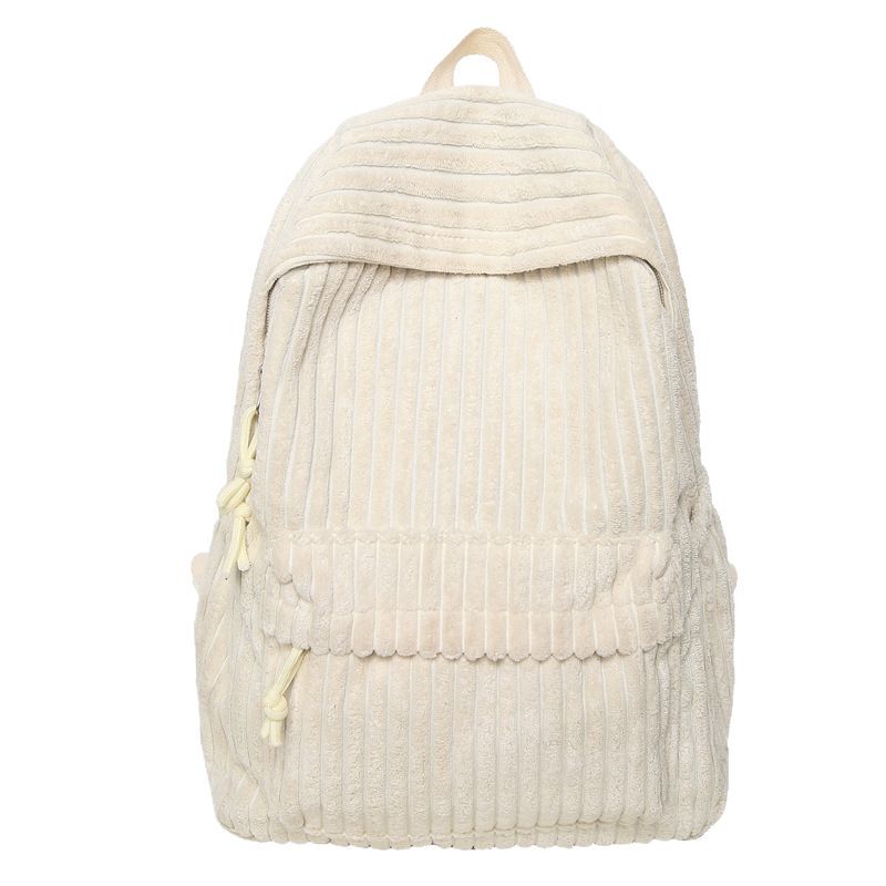 Textured Ribbed Casual Backpack Stornfield