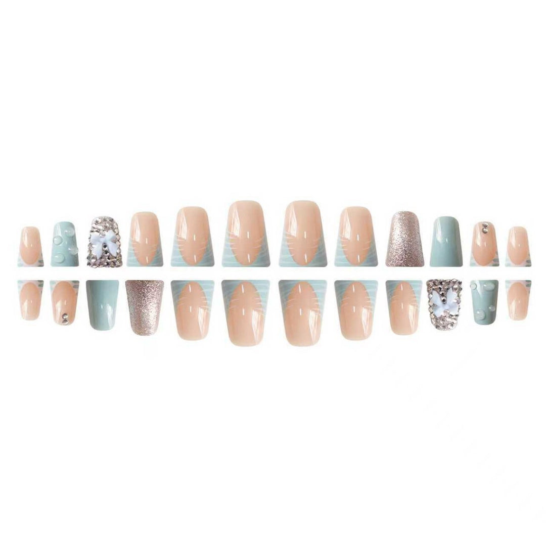 Decorative 3D Press-On Nail Extensions Stornfield