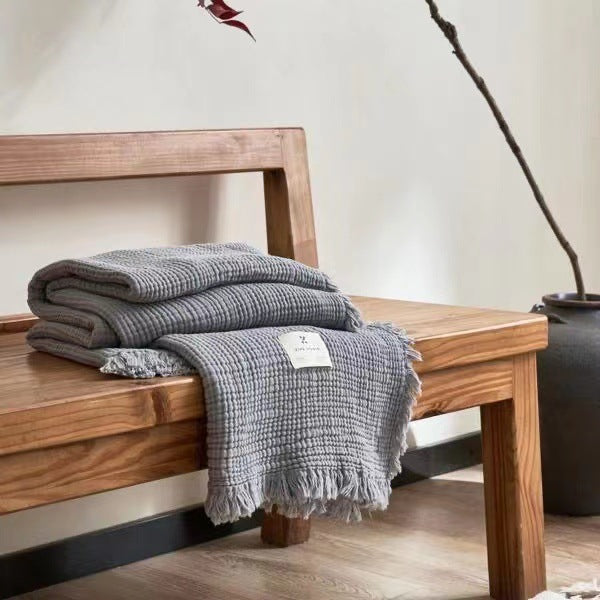 Women's cozy waffle textured blanket Stornfield