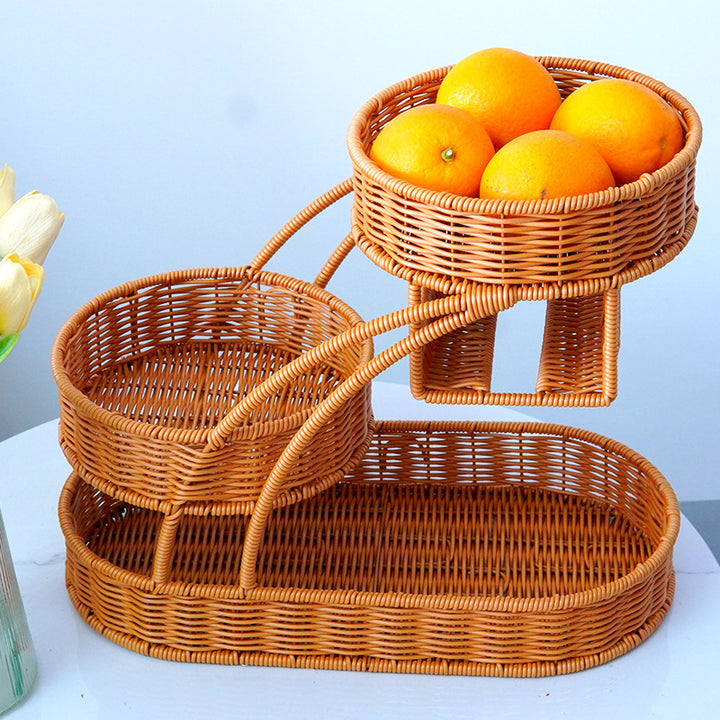 Multi-Tiered Wicker Storage Organizer Stornfield