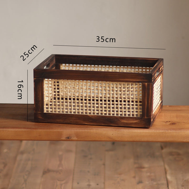 High-quality storage basket made of natural material Stornfield