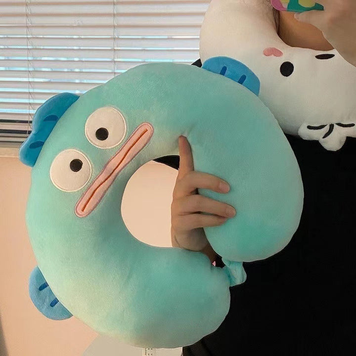 Women's Neck Pillow with Fun Alien Design Stornfield