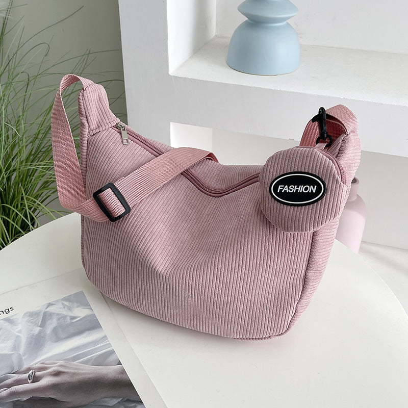 Casual Corduroy Crossbody Bag Stornfield