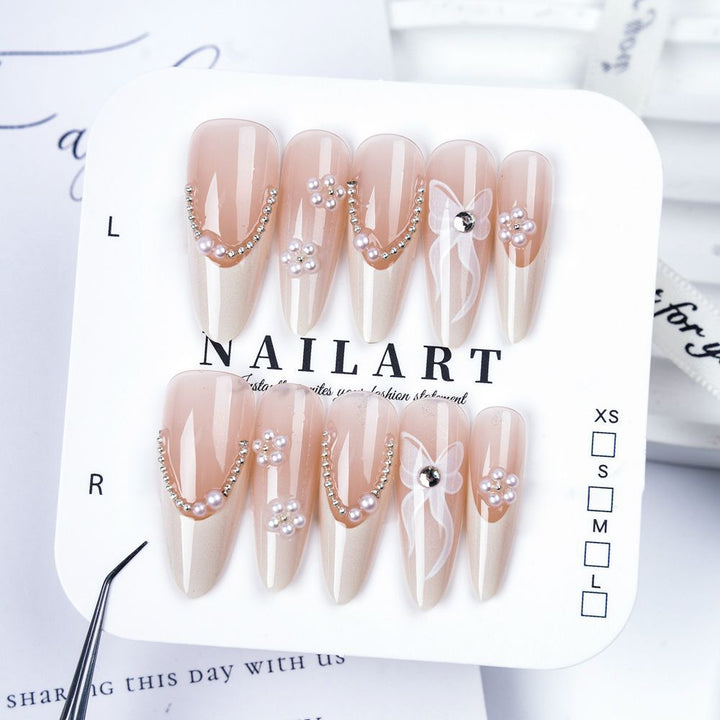Artistic 3D Butterfly Press-On Nail Set Stornfield