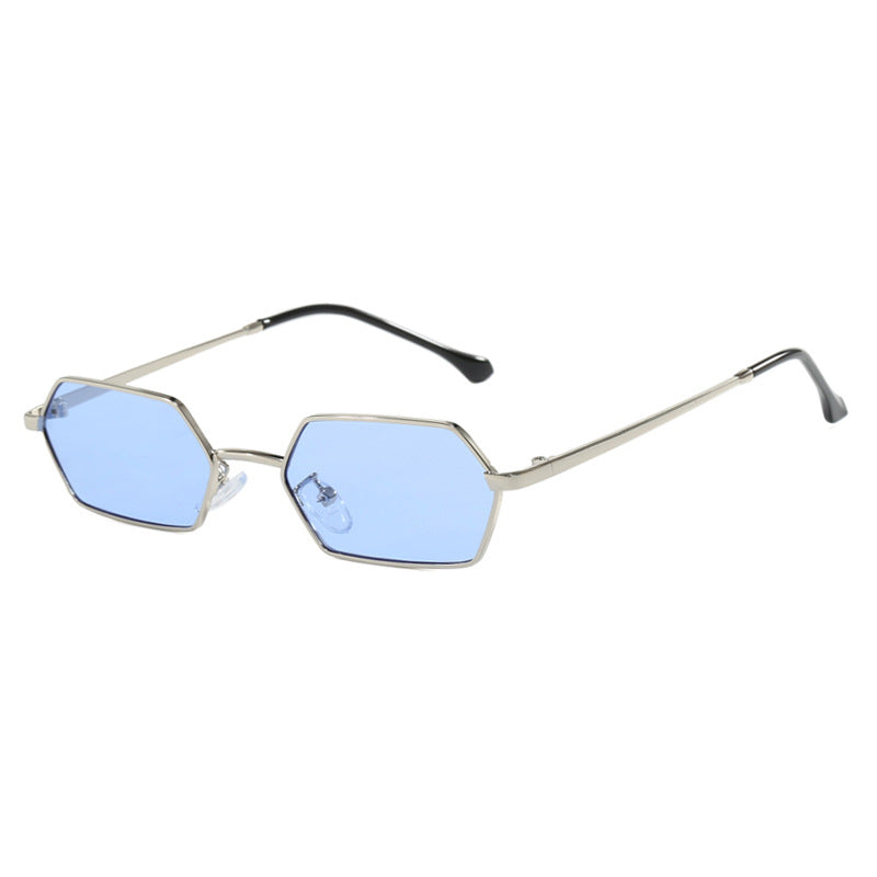 Women's hexagonal sunglasses with elegant metal frame and UV protection Stornfield