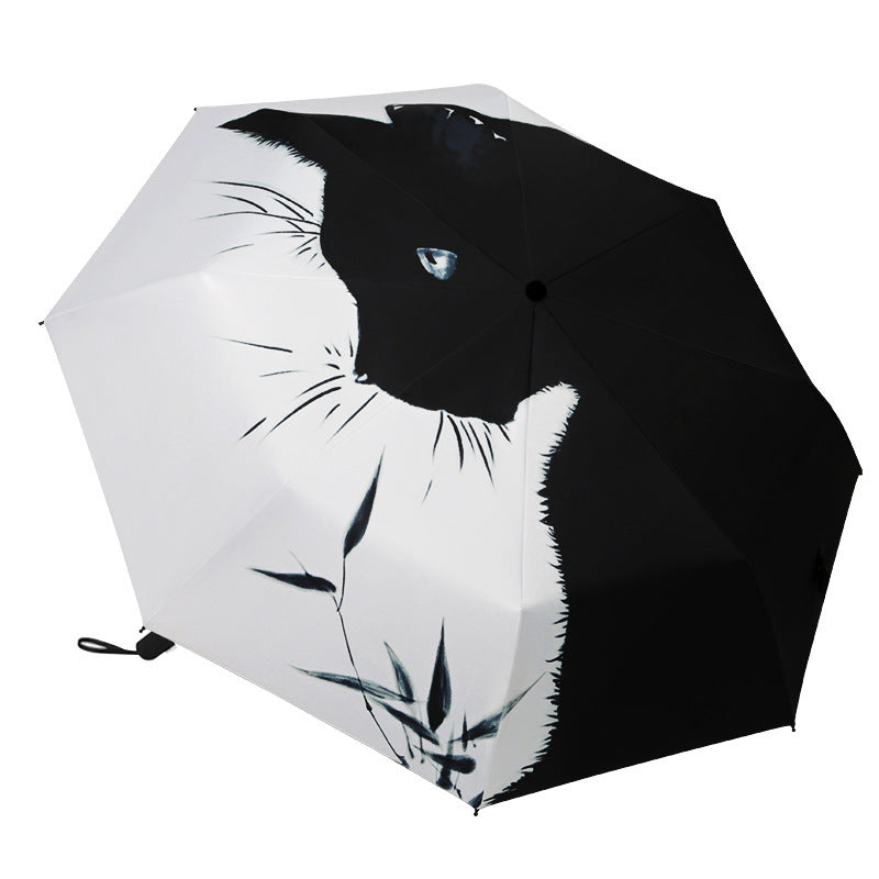 Women’s Automatic Umbrella with Cat Design Stornfield