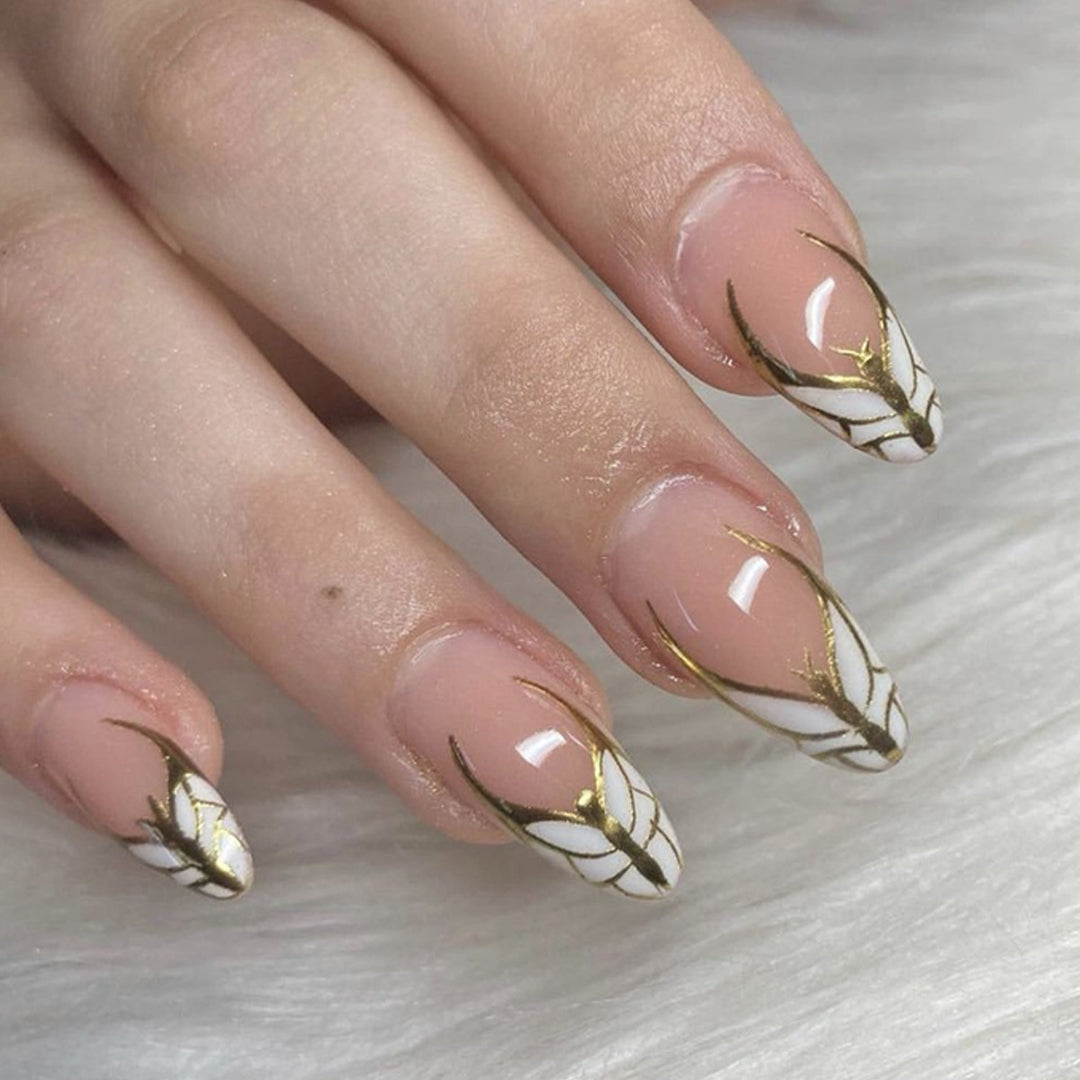 Decorative Stiletto Press-On Nail Art Stornfield