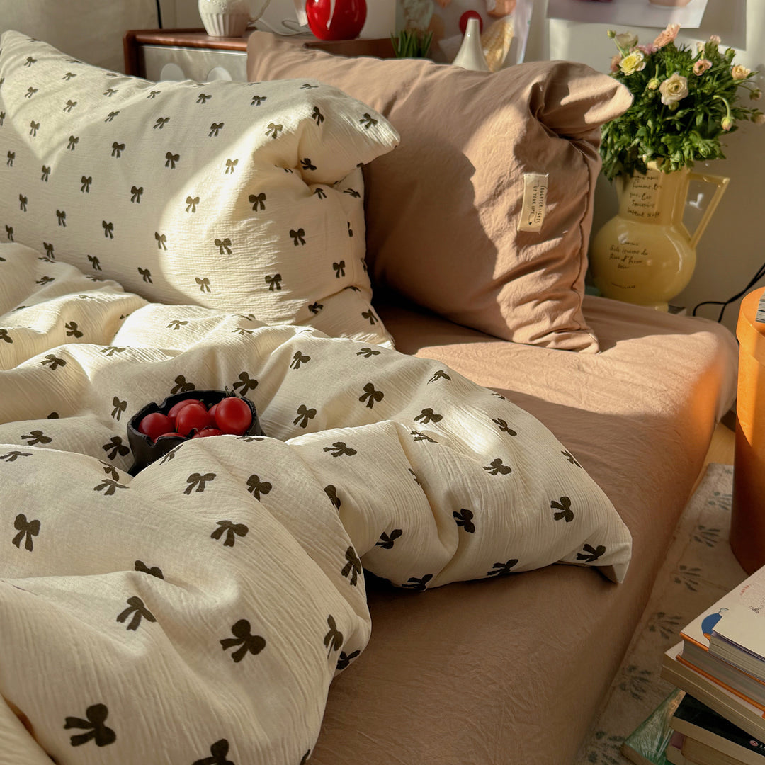 Quilted Duvet Cover Set