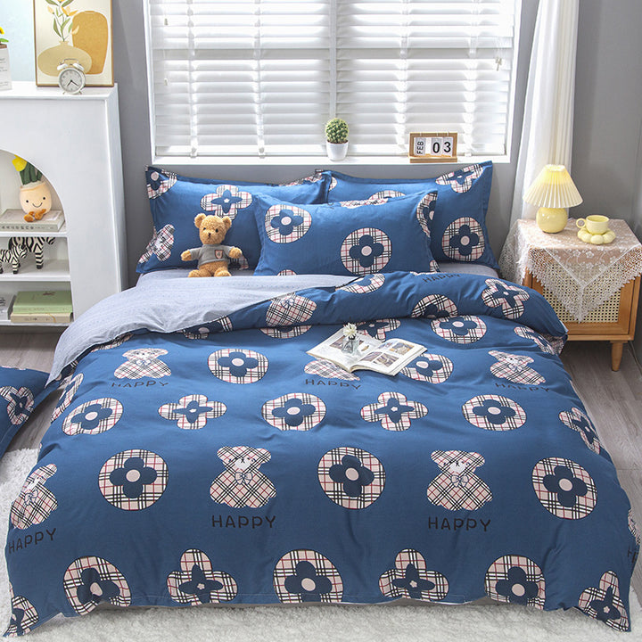 Floral Pattern Decorative Bedding Set