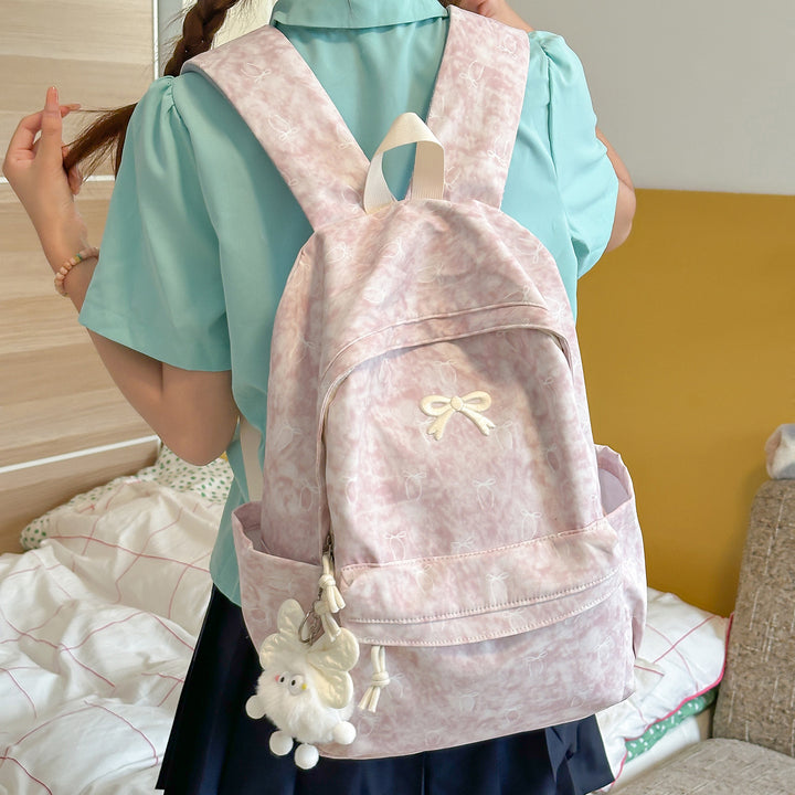 Whimsical Floral Print Casual Backpack Stornfield