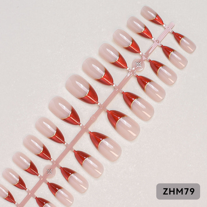 Elegant Press-On Nail Set Stornfield