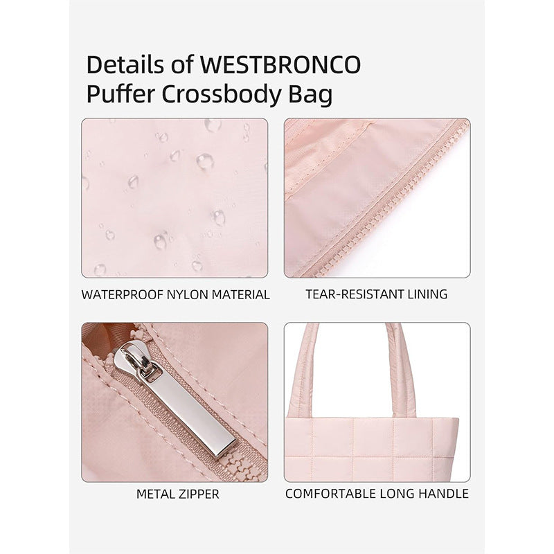 Padded tote bag with innovative quilting Stornfield