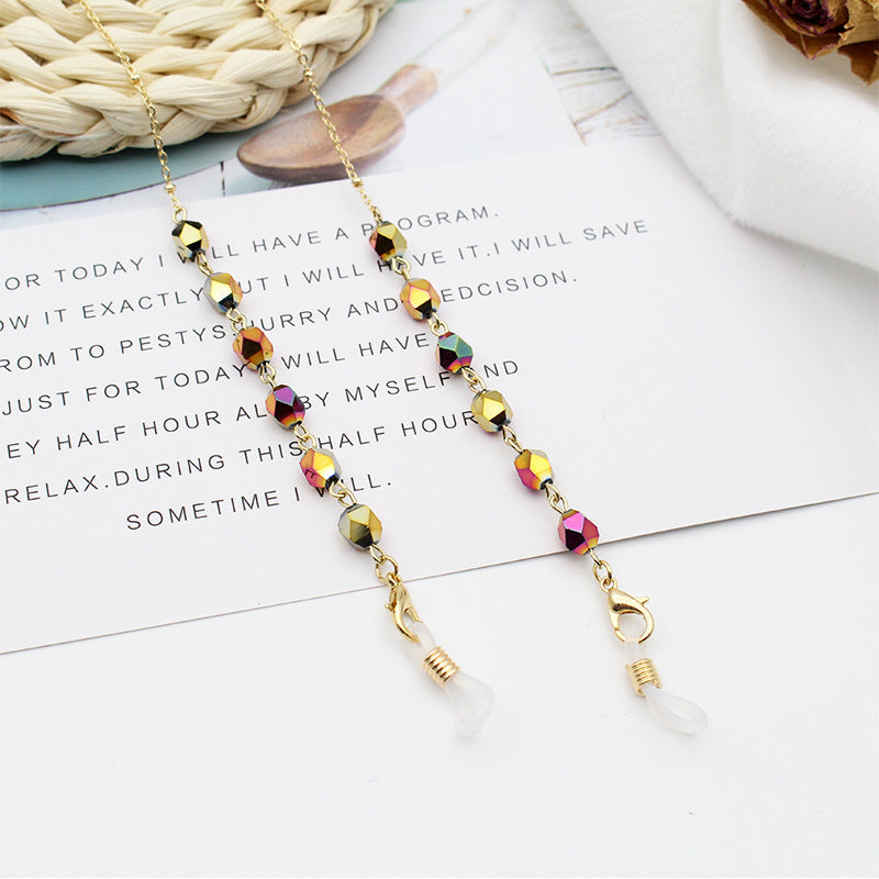 Crystal-Embellished Eyewear Chain Stornfield