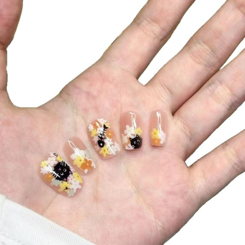 Decorative Floral Nail Art