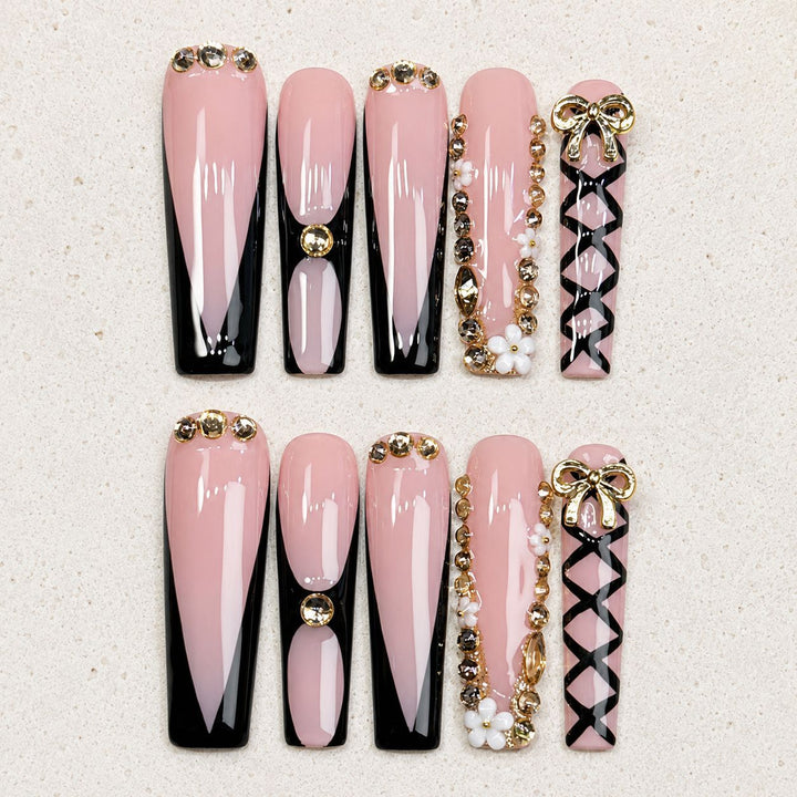 Glamorous Press-On Nail Set
