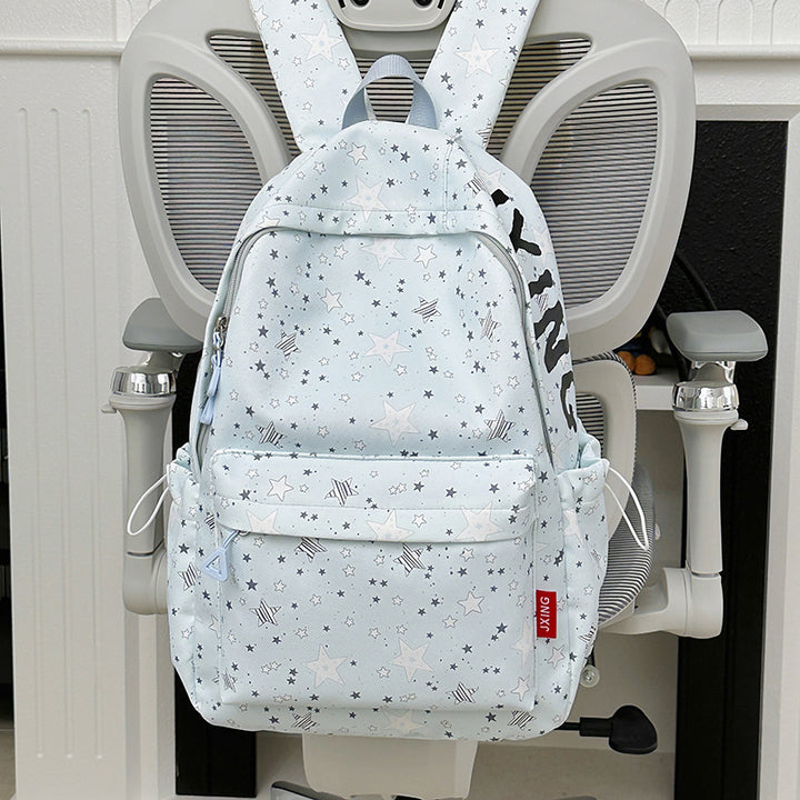 Star-Printed Cute Backpack Stornfield