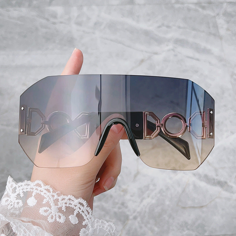 Fashion Statement Wide-Brim Shield Sunglasses Stornfield
