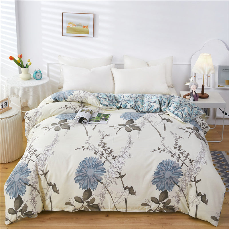 Elegant Floral Patterned Duvet Cover Set