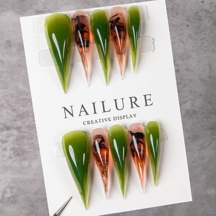 Artistic Stiletto Press-On Nail Tips Set
