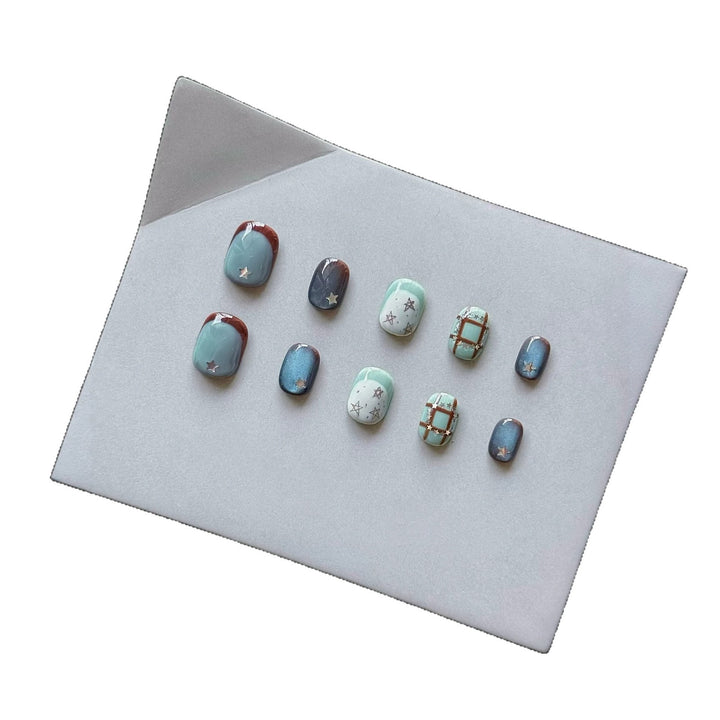 Custom Artistic Press-On Nails Collection