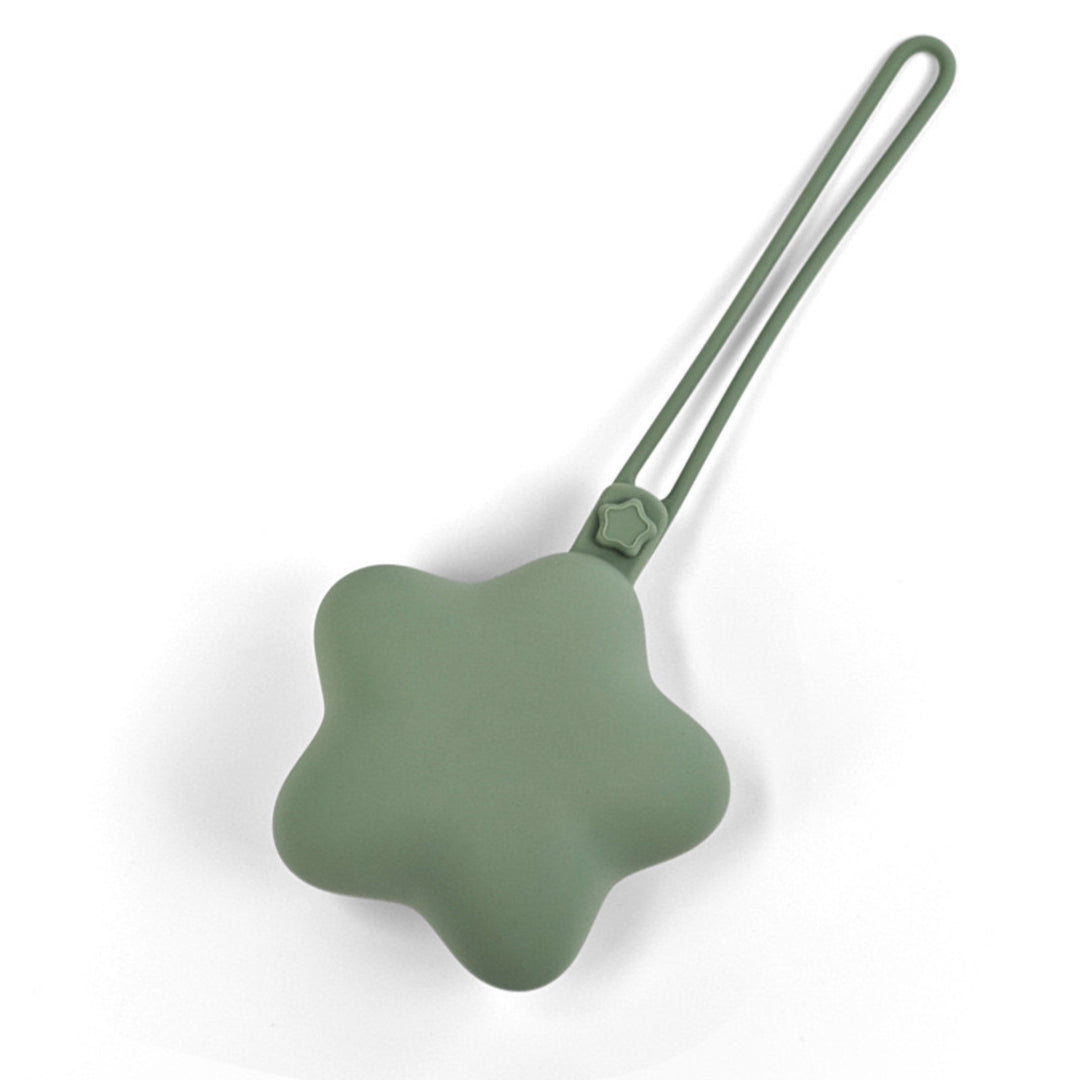 Silicone Star-Shaped Coin Purse with Elastic Wrist Strap