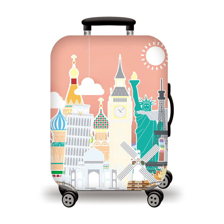 Hard Shell Luggage with Earth Design Stornfield