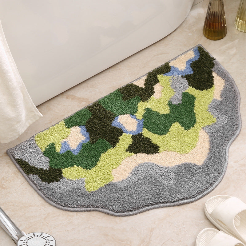 Cozy Camo Bath Mat for Bathroom
