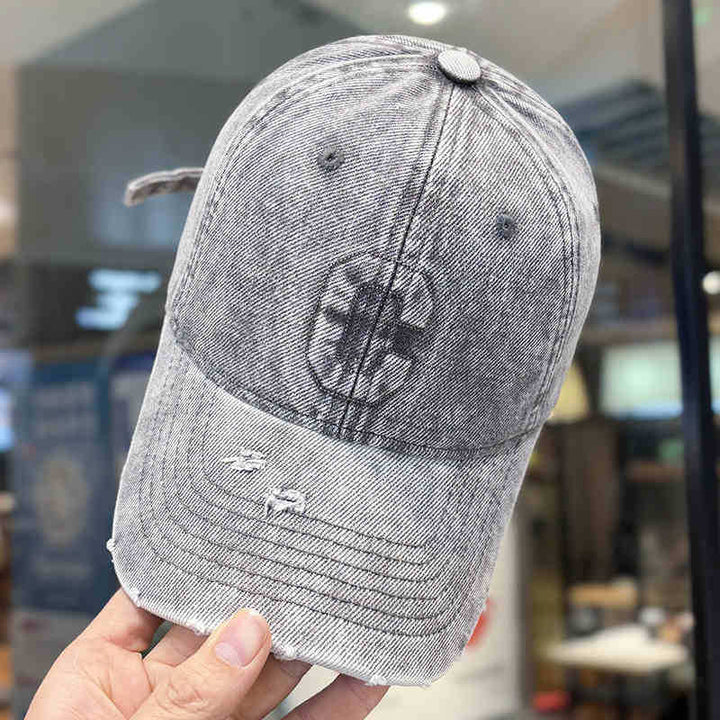 Men's Distressed Denim Baseball Cap Stornfield 1784188308