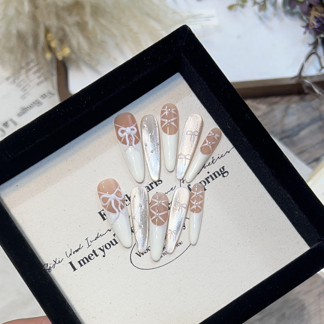 Premium Decorative Press-On Nail Tips