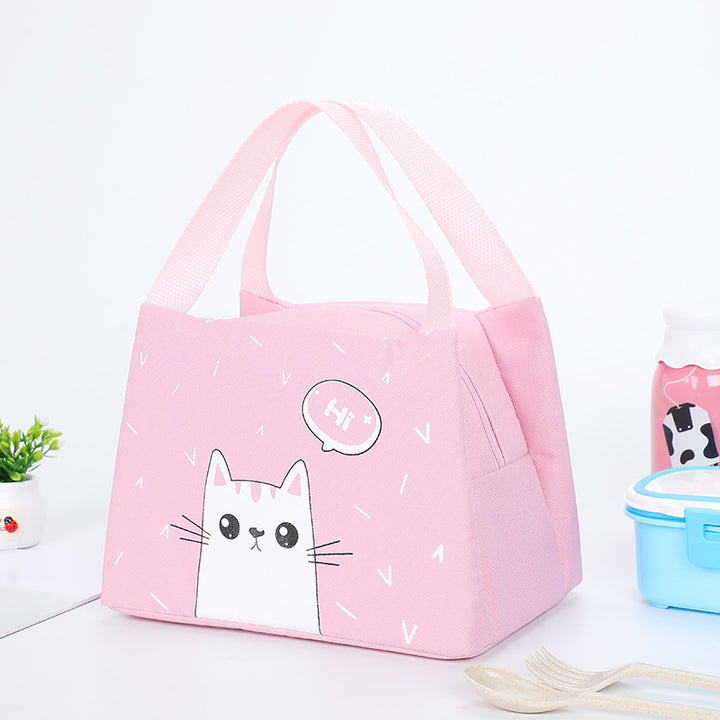 Cute Bear Print Insulated Lunch Bag Stornfield